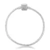 Pulseira inspiração Pandora tambor cravejado - Imagem 1