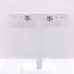Brinco estrela diamantada cravejada