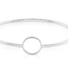 Bracelete rígido círculo vazado - Imagem 1