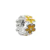 Berloque separador florzinhas amarelo - Imagem 2