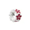 Berloque separador florzinhas vermelho - Imagem 2