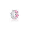 Berloque separador florzinhas rosa - Imagem 1