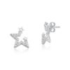 Brinco meia estrela cravejada - Imagem 1