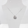 Colar medalha 2 meninas com mini medalha coração - Imagem 1