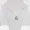 Colar medalha 2 meninas com mini medalha coração - Imagem 2