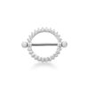 Piercing mamilo cravejado - Imagem 1