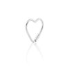 Piercing argola coração liso - Imagem 1
