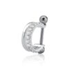 Piercing meia argola dupla - Imagem 1