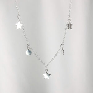 Choker medalhas e estrelas