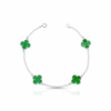 Pulseira 4 trevos verde - Imagem 1