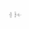 Brinco 3 pedras cristal - Imagem 1