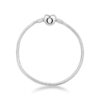 Pulseira inspiração Pandora tambor coração - Imagem 1