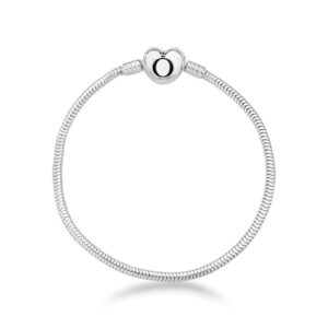 Pulseira inspiração Pandora tambor coração