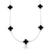 Choker 5 Trevos Preto - Imagem 1