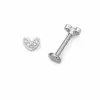 Piercing coração cravejado - Imagem 1