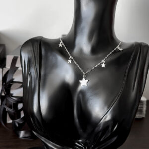 Choker estrela lisa